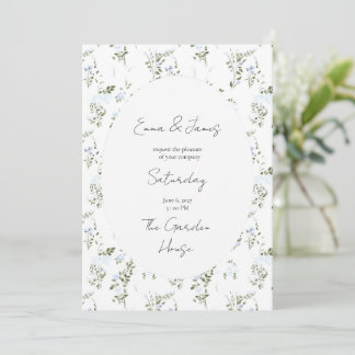 Faire-part de mariage Cottagecore | Floral de fleu