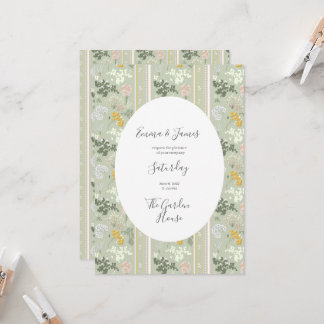 Faire-part de mariage Cottagecore | Floral Wildflo