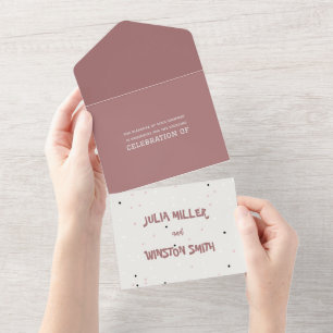 Faire-part de mariage coussin de collection Talk