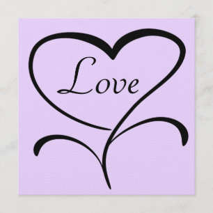 Faire-part de mariage d'amour