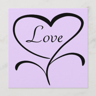 Faire-part de mariage d'amour