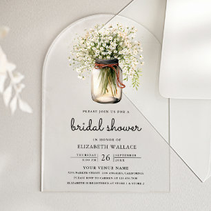 Faire-part de Mariage dans un Pot Mason avec Gypso