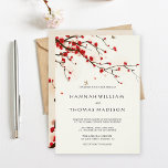 Faire-part de mariage d'aquarelle Cherry Blossoms<br><div class="desc">Fleurs de cerisiers romantiques et élégantes aquarelles | Sakura Floral Faire-part de mariage. Pour une personnalisation plus avancée de cette conception,  veuillez cliquer sur le bouton "Personnaliser" ci-dessus ! Des articles correspondants sont également disponibles.</div>
