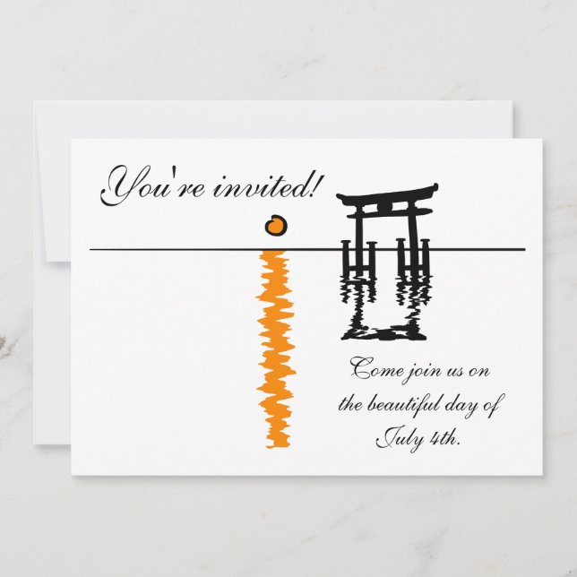 Faire-part de mariage d'arcade (Devant)