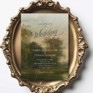 Faire-part de mariage d'art Style de succession