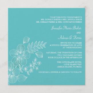 Faire-part de mariage de Bliss Tropical