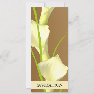 Faire-part de mariage de Calla Lillies