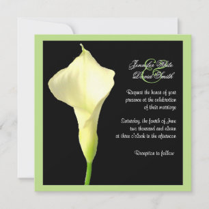 Faire-part de mariage de Calla Lily