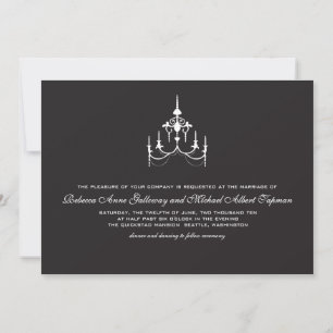 Faire-part de mariage de Chandlier