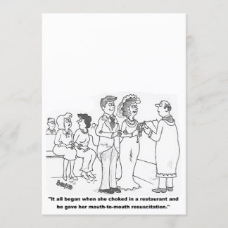 Faire-part de mariage de dessin personnalisable