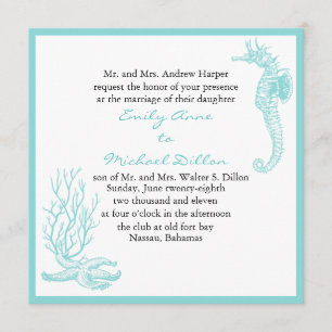 Faire-part de mariage de destination