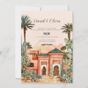 Faire-part de mariage de destination au Maroc