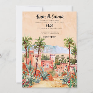 Faire-part de mariage de destination au Maroc