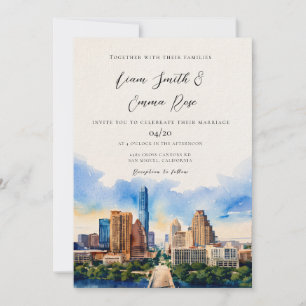 Faire-part de mariage de destination avec la skyli