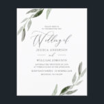 Faire-part de mariage de feuille économique et élé<br><div class="desc">Faire-part de mariage de feuille économique et élégant</div>