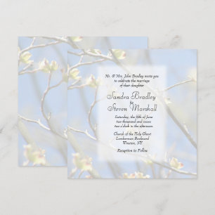 Faire-part de mariage de fleurs de printemps
