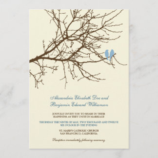 Faire-part de mariage de la branche Inséparable (m