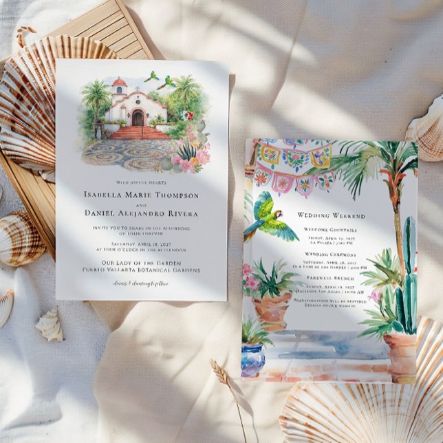 Faire-part de mariage de la chapelle de Puerto Val (Créateur téléchargé)