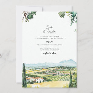 Faire-part de mariage de la Napa Valley