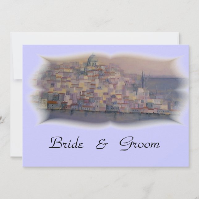 Faire-part de mariage de Lisbonne (Devant)