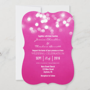 Faire-part de mariage de lumière de la Parties sci