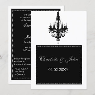 Faire-part de mariage de lustre