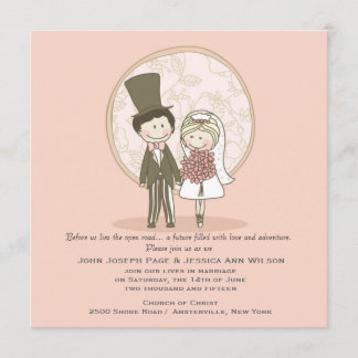 Faire-part de mariage de mariée et de mariée