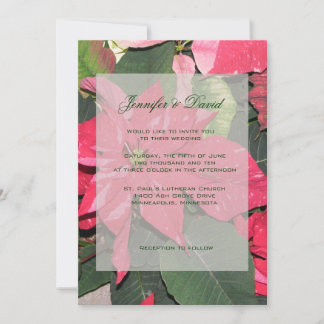 Faire-part de mariage de Noël