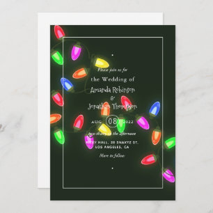 Faire-part de mariage de Noël