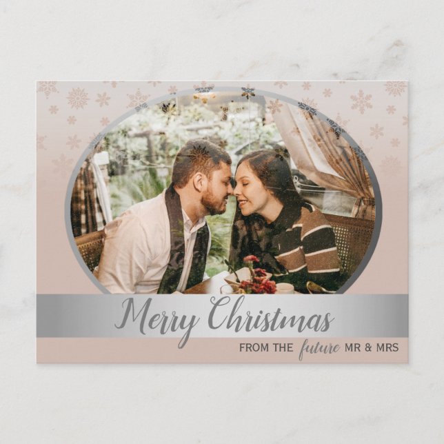 Faire-part de mariage de Noël pour sauvegarde de l (Devant)