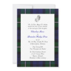 Faire-part de mariage de plaid de tartan