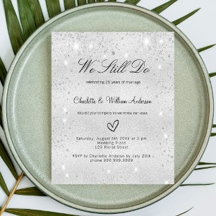 Faire-part de mariage de renouvellement de voeu bu