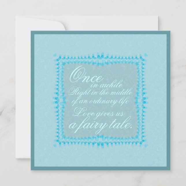 Faire-part de mariage de simplicité romantique (Devant)