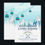 Faire-part de mariage de ski d'hiver de montagne<br><div class="desc">Un mariage est un peu comme une expérience de haute altitude pour commencer par ... mais vos hauteurs ne peuvent monter que lorsque vous mettez sur un thème de ski réception. Si vous êtes un amateur de descente, vous aimerez un mariage de ski. N’oubliez pas de prévoir beaucoup de temps...</div>