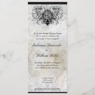 Faire-part de mariage de tatouage urbain irlandais