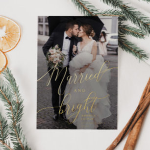 Faire-part de Mariage de vacances Marié et brillan