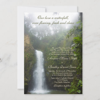 Faire-part de mariage d'eau