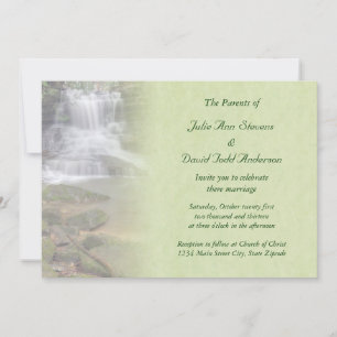Faire-part de mariage d'eau