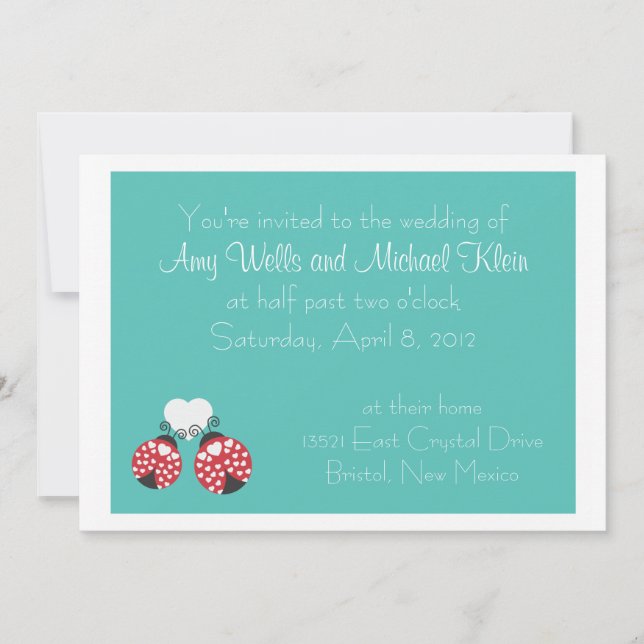 Faire-part de mariage - Décontracté (Devant)