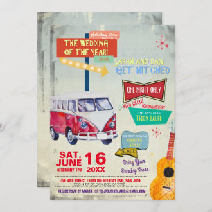 Faire-part de mariage des années 50