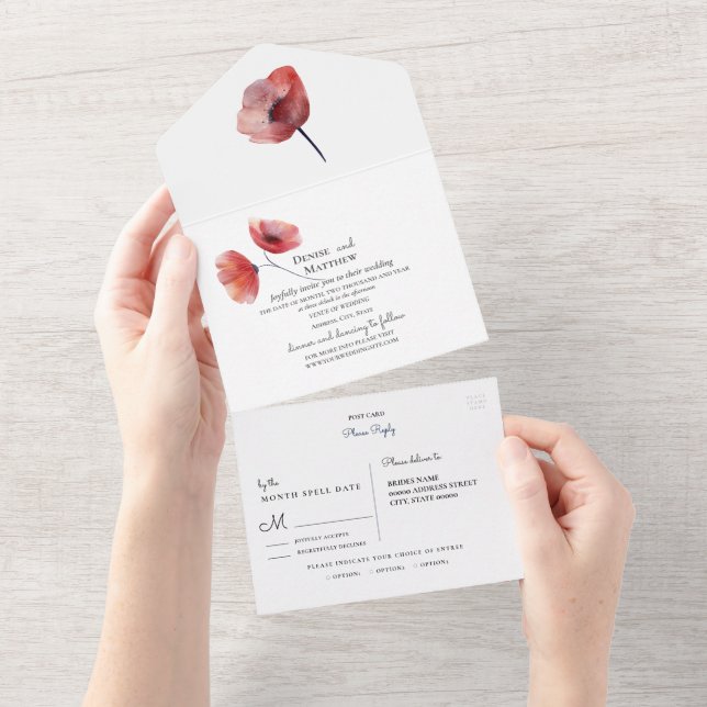 Faire-part de mariage des pépites de papier de tis (Déchirure)