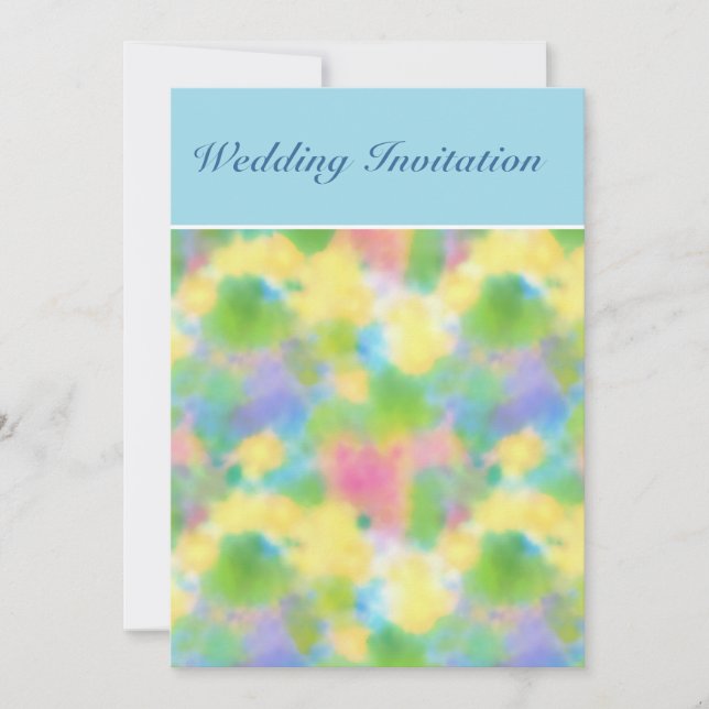 Faire-part de mariage des primeurs de ressort pers (Devant)