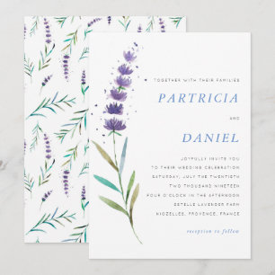 Faire-part de mariage d'été provincial