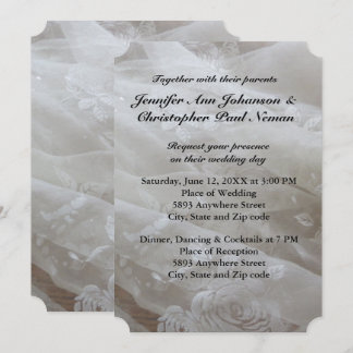 Faire-part de mariage d'image mariage dentelle