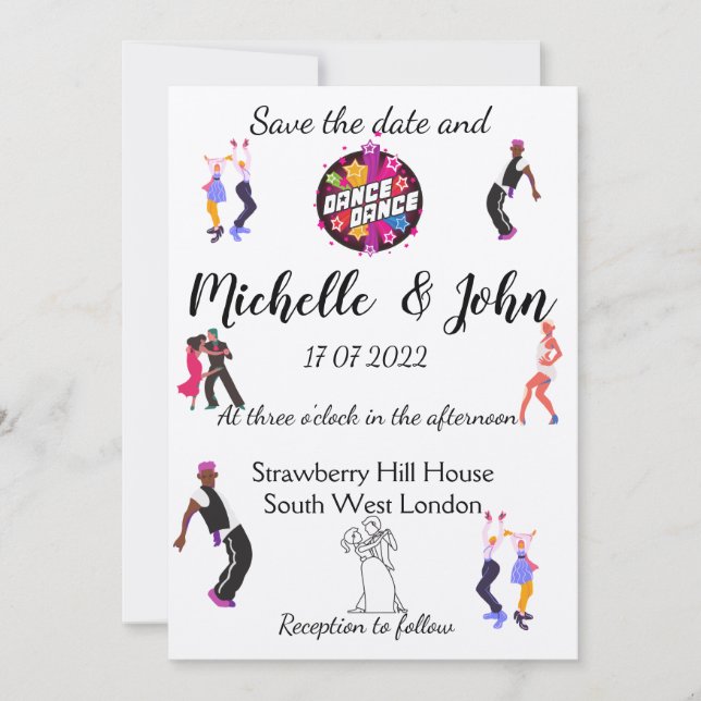 Faire-part de mariage drôle  (Devant)