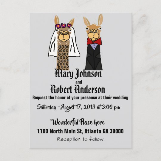 Faire Part De Mariage Drole De Jeunes Maries De Zazzle Fr