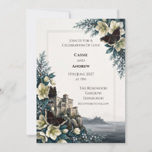 Faire-part de mariage du château de Highland Thist