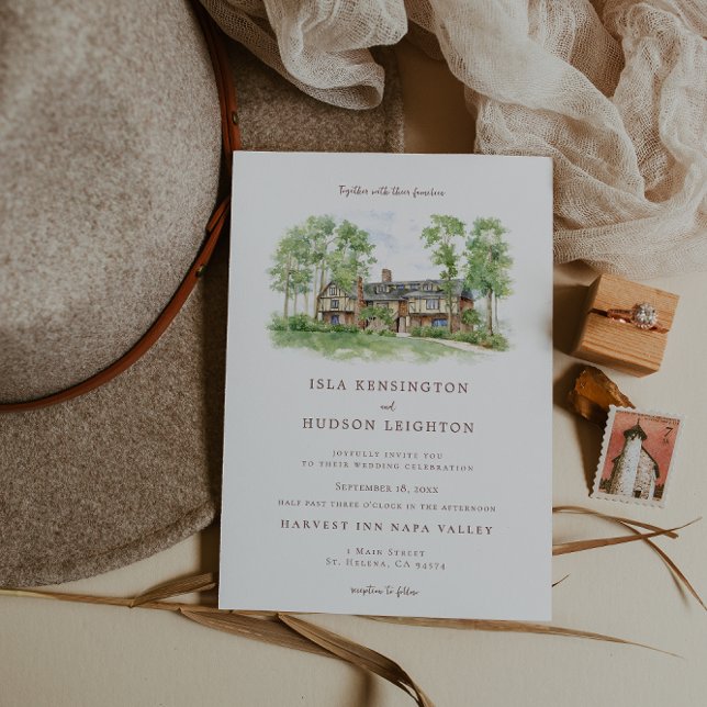 Faire-part de mariage du Harvest Inn Napa Valley (Créateur téléchargé)