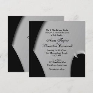 Faire-part de mariage du soir Abstrait