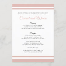 Faire-part de mariage Dusty Pink Champagne Toast S